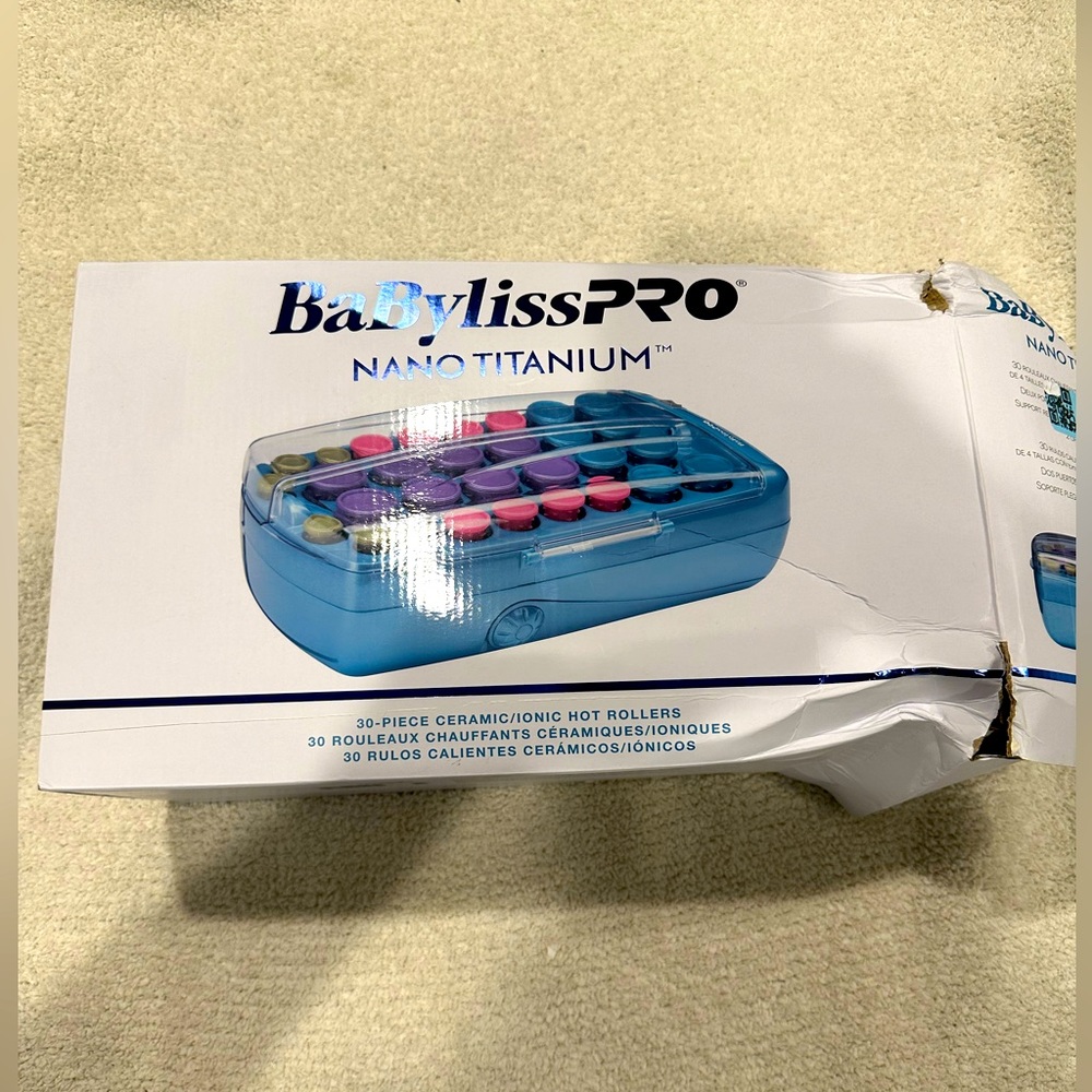BabylissPRO Nano Titanium Professional Hot Rollers- 30 count